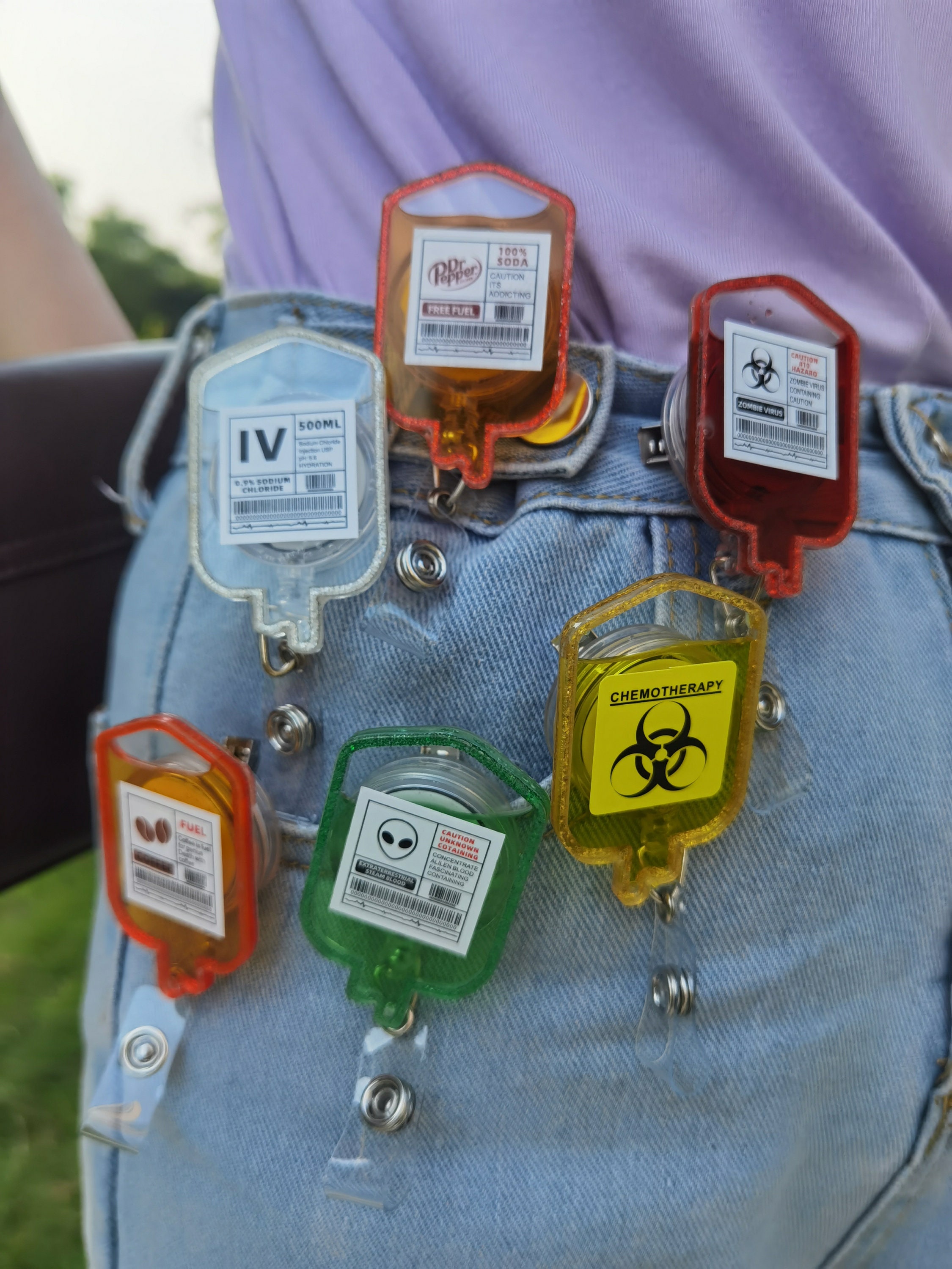 Handmade IV Blood Bag Badge Reel,iv Blood,funny Badge Reel,gift for Nursing  School Student,gift for Nurse -  Canada