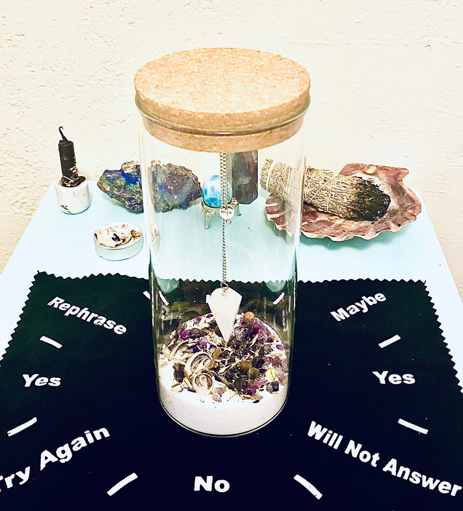 Pendulum Spirit Jar Etsy