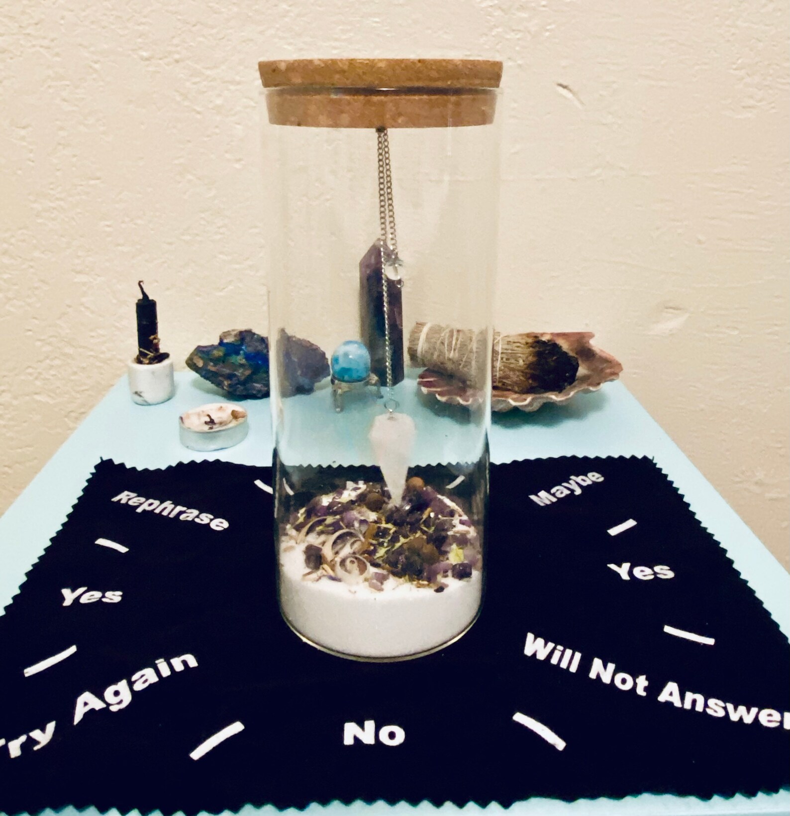 Pendulum Spirit Jar Etsy