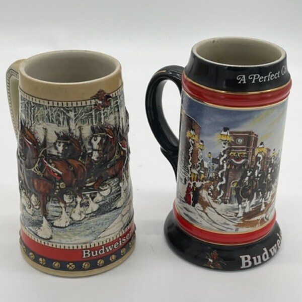 Budweiser Beer Steins Etsy