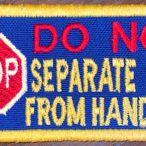 Diensthund Aufnäher - &quot;Do Not Separat&quot;
