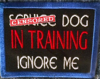 Working Dog "In Training" Patch