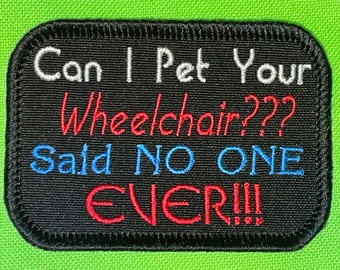 Service Dog "Can I pet" Patch