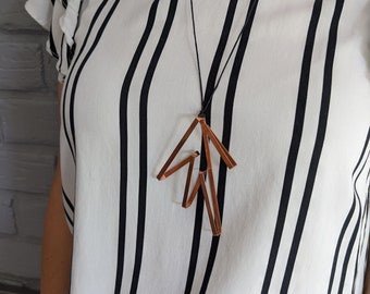 copper pendant necklace