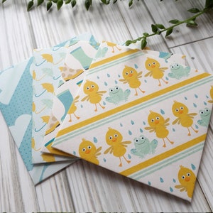 Rainy Day Mini Envelope Set: Gift Enclosure Cards, Set of 4