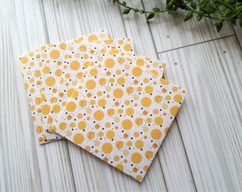 Yellow Dot Mini Envelope Set: Gift Enclosure Cards, 3x3 Blank Inserts