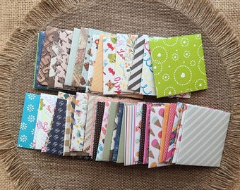 Assorted Mini Envelope Set, 3" x 3", Blank Cards, Gift Enclosure Cards, Set of 12