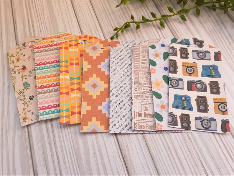 Patterned Gift Tags: Assorted Designs, Set of 24 (2x4") - Etsy