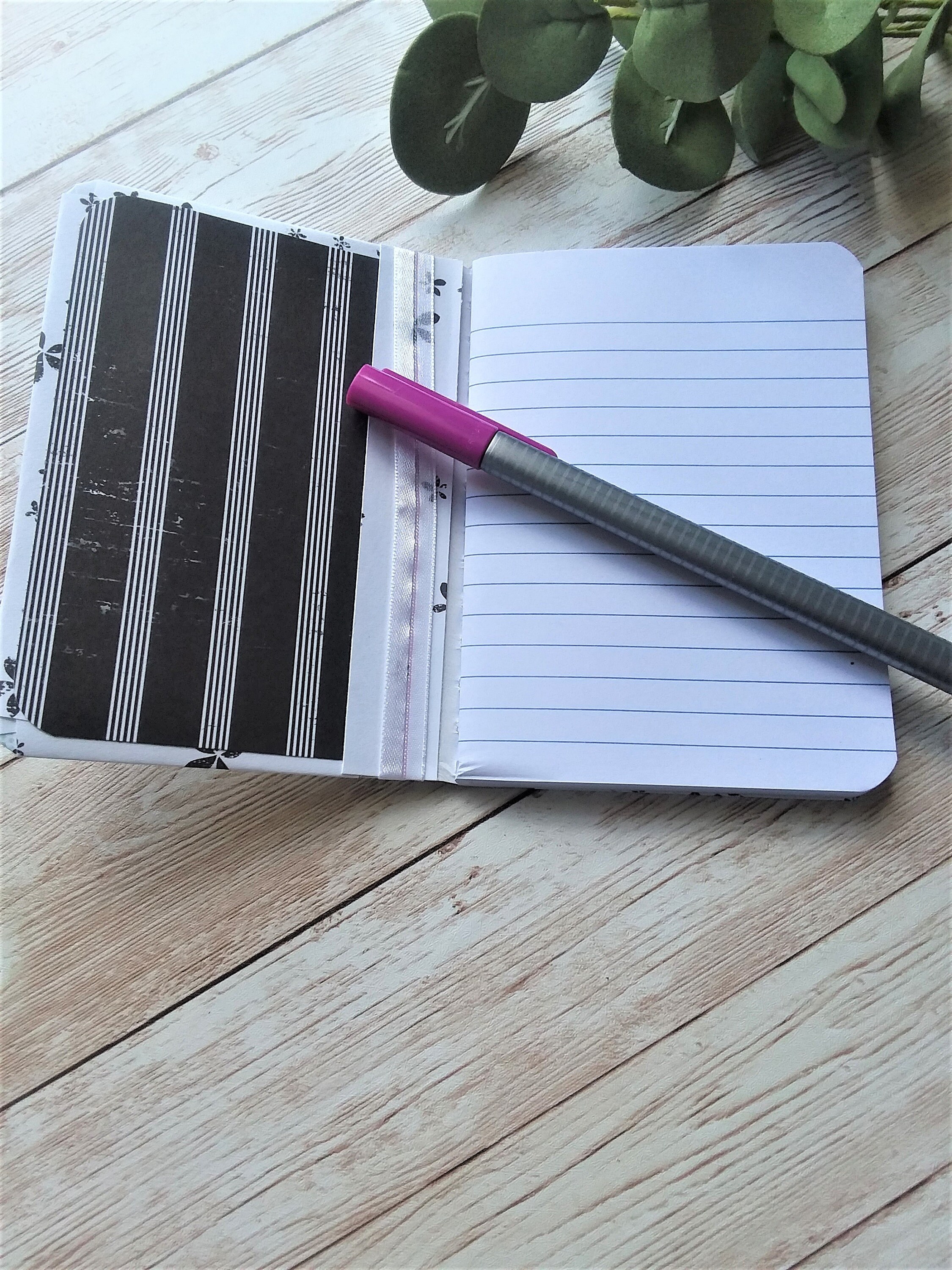 Mini Journal Composition Book Notebook Embellished Etsy