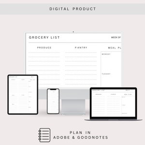 best free app for meal planning and grocery list