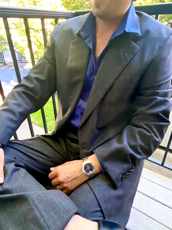 NWT Hickey Freeman 1970s Vintage Men’s Wool Suit-