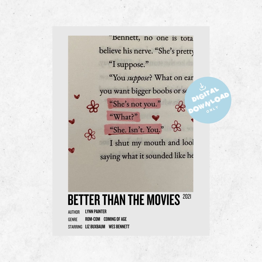 Better Than the Movies Aesthetic Etsy