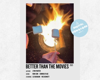 Better Than The Movies Poster | Lynn Painter Book Cover (Digital Download)