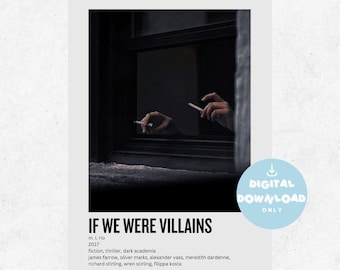 If We Were Villains Aesthetic Poster