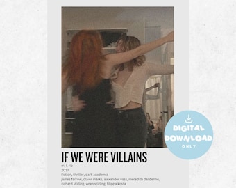 If We Were Villains Aesthetic Poster