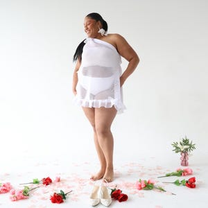 plus size fishnet mini dress 1pc Plus Size Women Sexy Lingerie Fishnet Cover-Up, Suitable For Music  Festivals, No Need For Bikini, Hollow Out Bodycon Dress, Sheer Beach  Outfit, Summer Women Swimwear, Suitable For Rave Parties