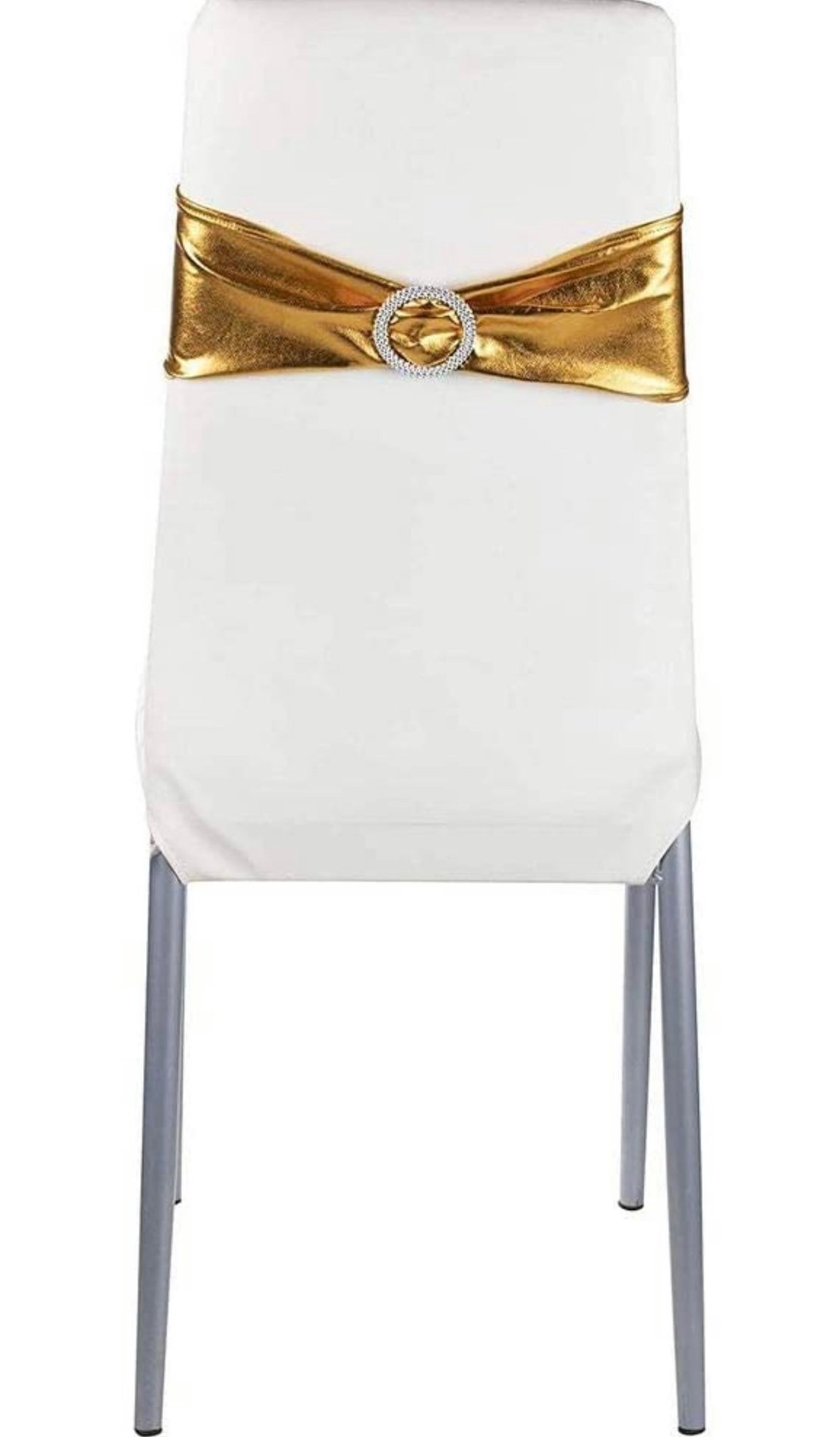 50 Gold Chair Sashes Etsy