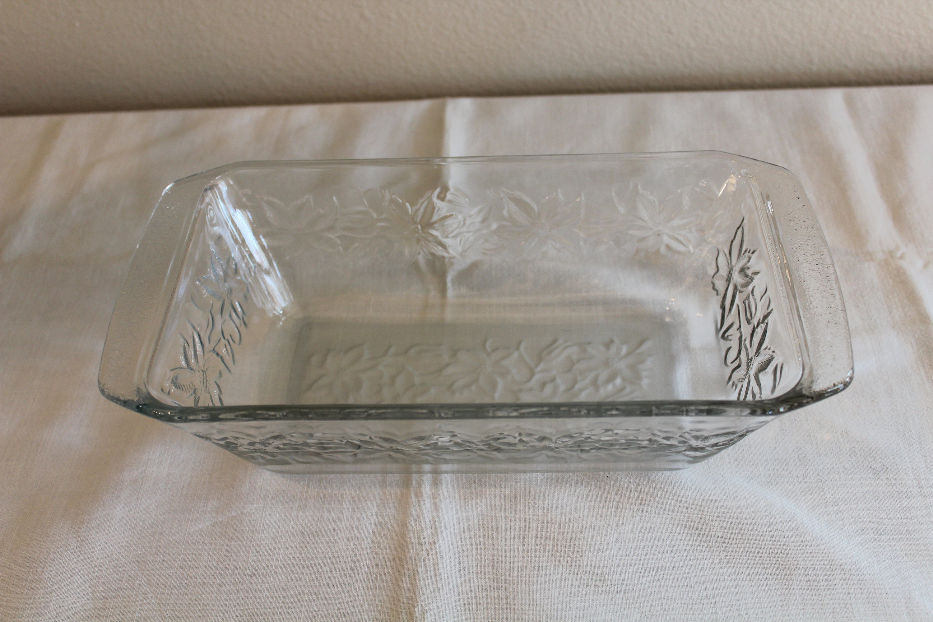 Vintage Princess House Crystal Fantasia Loaf Baking Dish Etsy