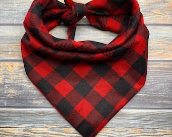 Classic Buffalo Check Flannel Pet Bandana