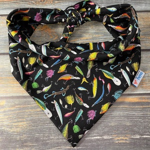 Fishing Lures Pet Bandana