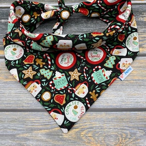 Kekse für Santa Christmas Pet Bandana