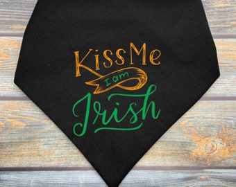 Kiss Me I'm Irish St. Patrick's Day Pet Bandana