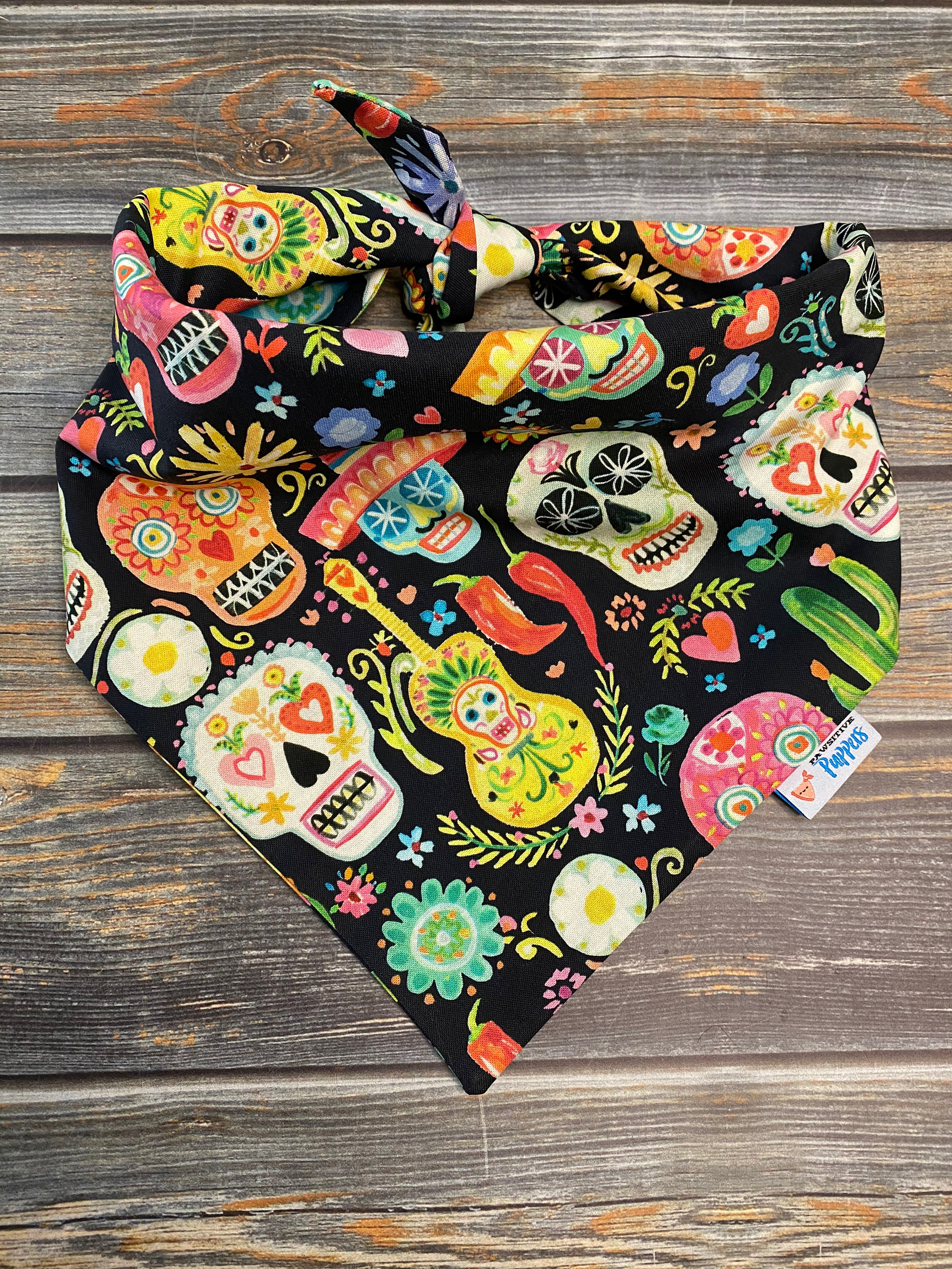 Day of the Dead Pet Bandana