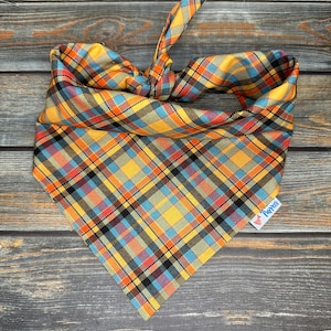 Perfect for Fall Plaid Pet Bandana