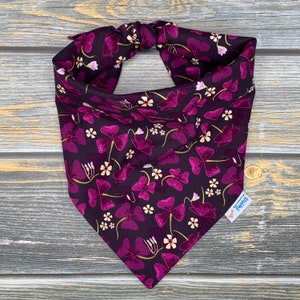 Purple Clover Pet Bandana