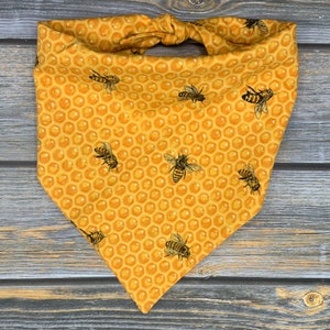 Honeycomb Bees Pet Bandana