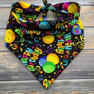 Happy Birthday Pet Bandana