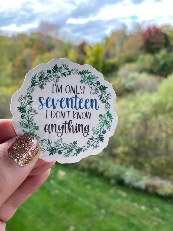 Taylor Swift Folklore Sticker, glossy waterproof vinyl sticker, Betty lyrics