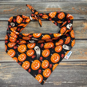 Haunted Pumpkin Patch Halloween Haustier Bandana
