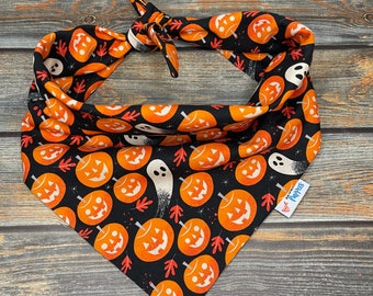 Haunted Pumpkin Patch Halloween Pet Bandana