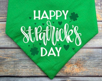 Happy St. Patrick's Day Pet Bandana