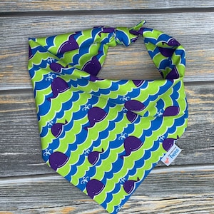 Waves of Whales Pet Bandana