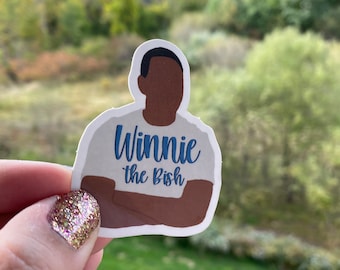 Winnie de Bish New Girl Sticker, glanzende waterdichte vinyl sticker Winston Bishop