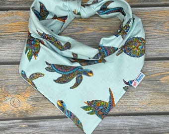 Bandana para mascotas de tortugas marinas