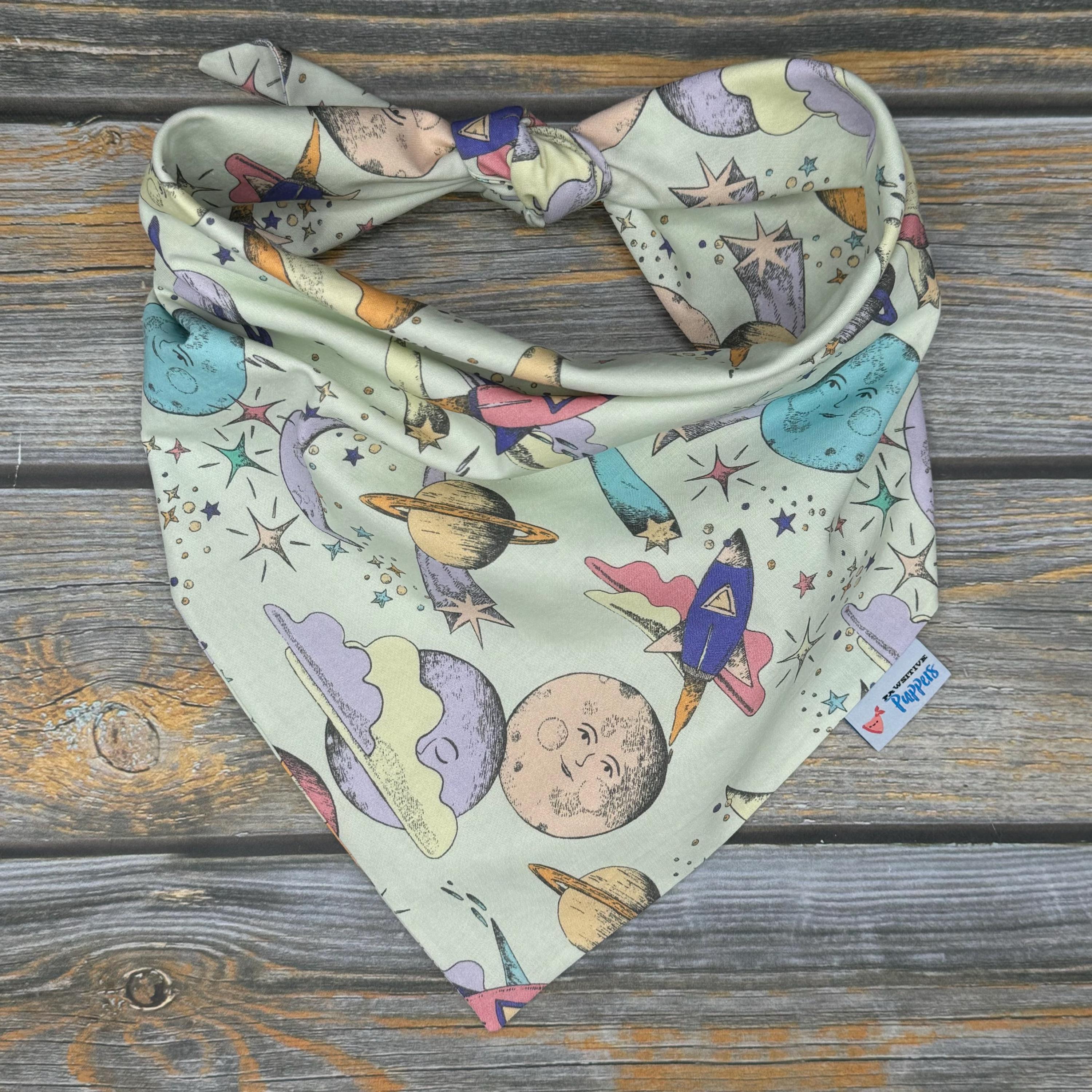 Space Travel Pet Bandana