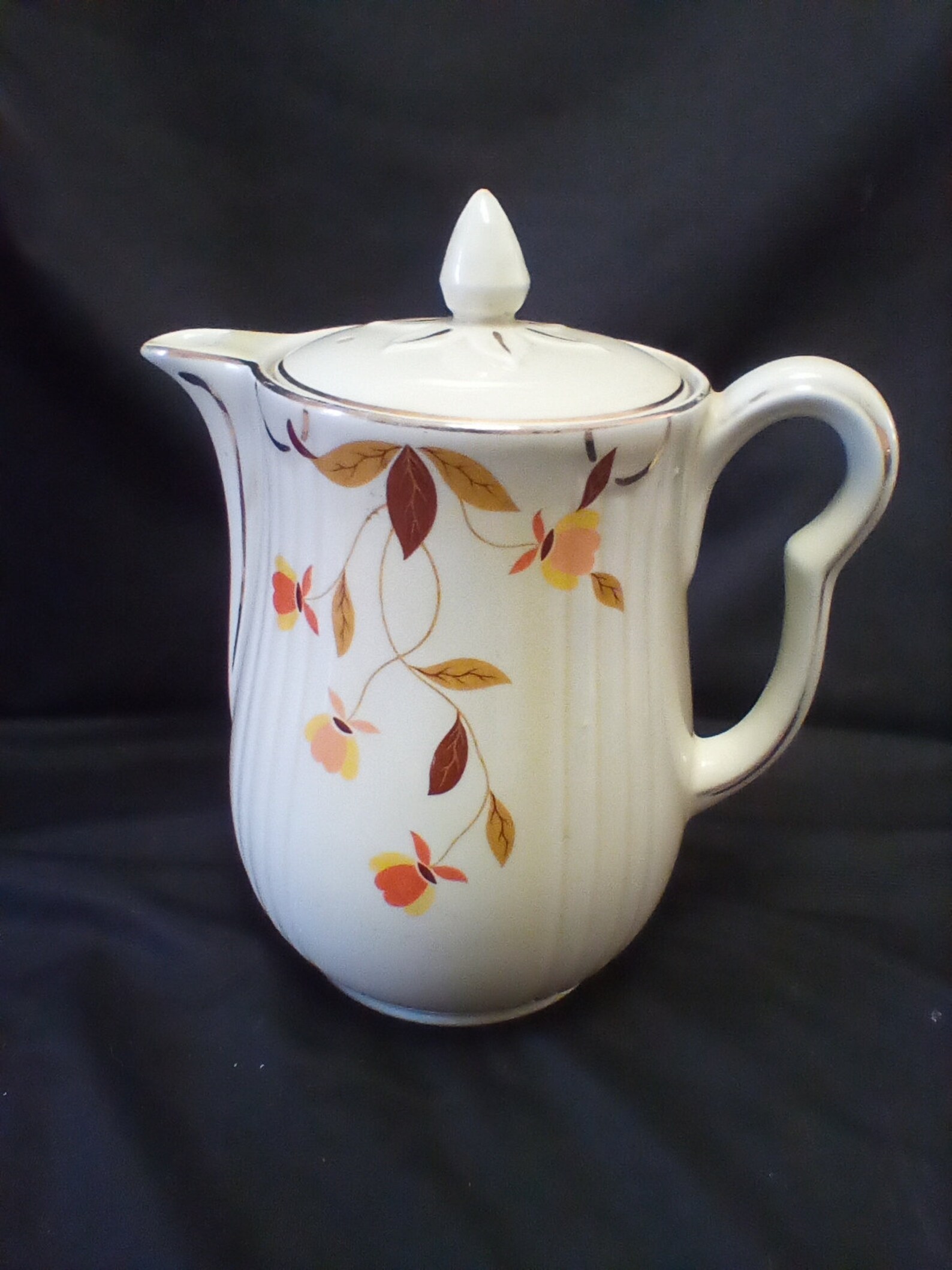 Vintage Halls Superior Kitchenware Autumn Coffee Pot Etsy