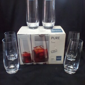 Schott Zweisel Tritan Pure Crystal Averna Barware Glasses IOB set of 6