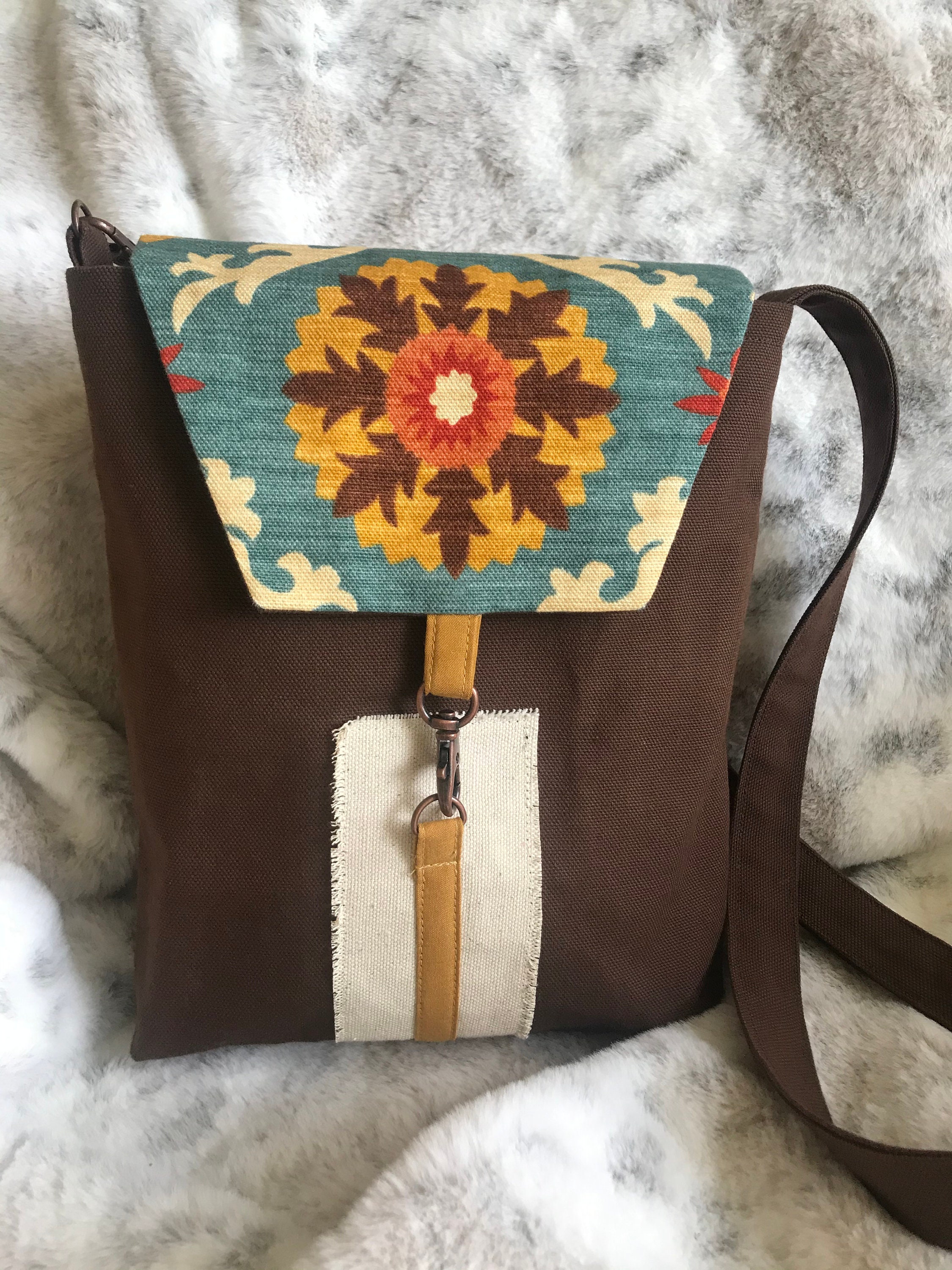 Handbags Small Medium Crossbody Shoulder Bags Fabric Etsy