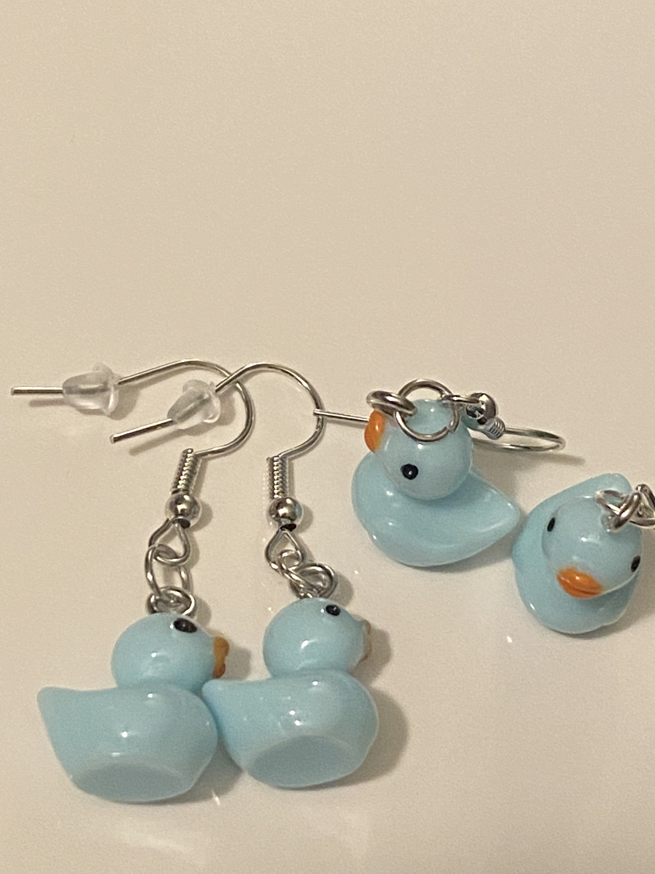 Rubber duck earrings Etsy