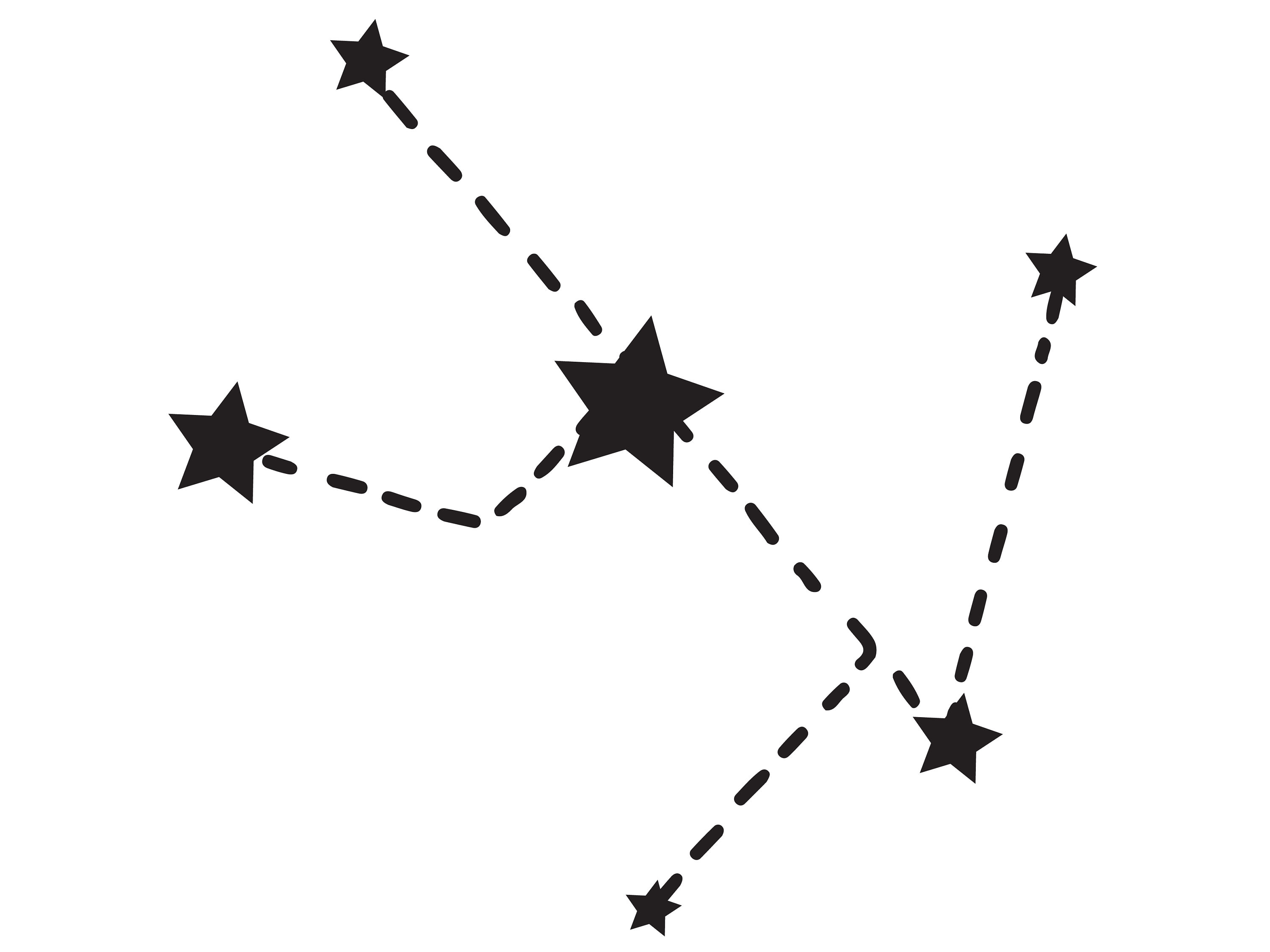 Constellation SVG: Vector Cut File for Cricut, Silhouette (digital ...