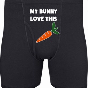 Easter gift for him, Easter Basket stuffer, gift for him, Boyfriend gift, Boxers for him, Adult Easter gift