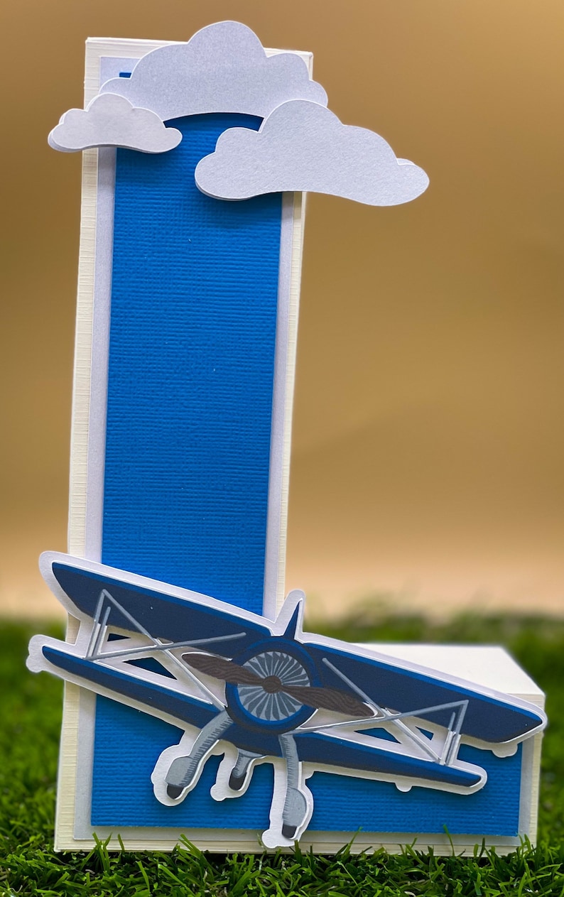 Airplane 3D Letters /3D Letter Photo Props/ Birthday Photo