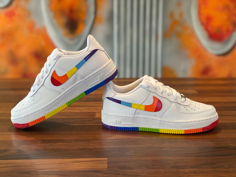 air force 1 rainbow sole