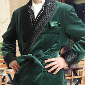 Long smoking jacket sale