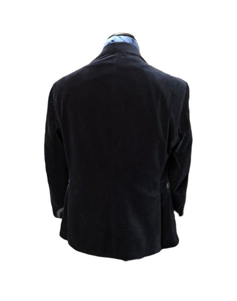 Mens Black Smoking Jacket Peak Lapel One Button Smoking Coat - Etsy