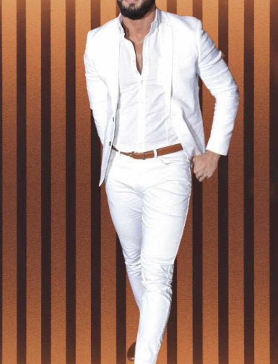 white party dress for men Summer Party Clothes Best All-White Party Outfits Guys perfect for weddings Funny Male White Bride Costume